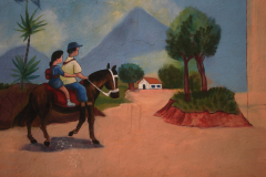 Wandmalerei - Pferd